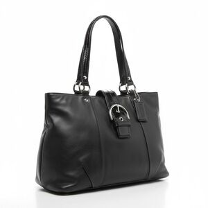 Coach Black SoHo East/West Leather Bag